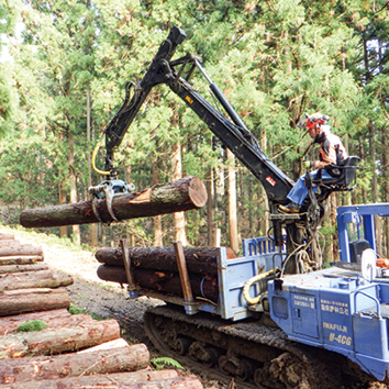 くびき野森林組合：お仕事風景01